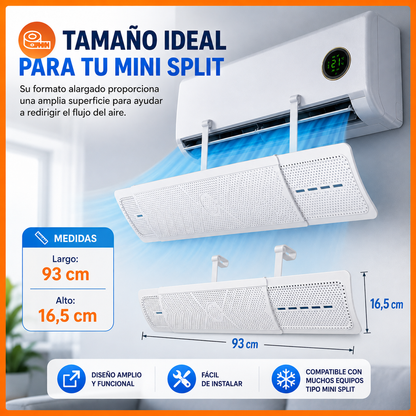 ❄️✨ El Accesorio que Transformará la Forma de Usar tu Aire Acondicionado - DEFLECTOR DE AIRE ACONDICIONADO Drops 🏠❄️