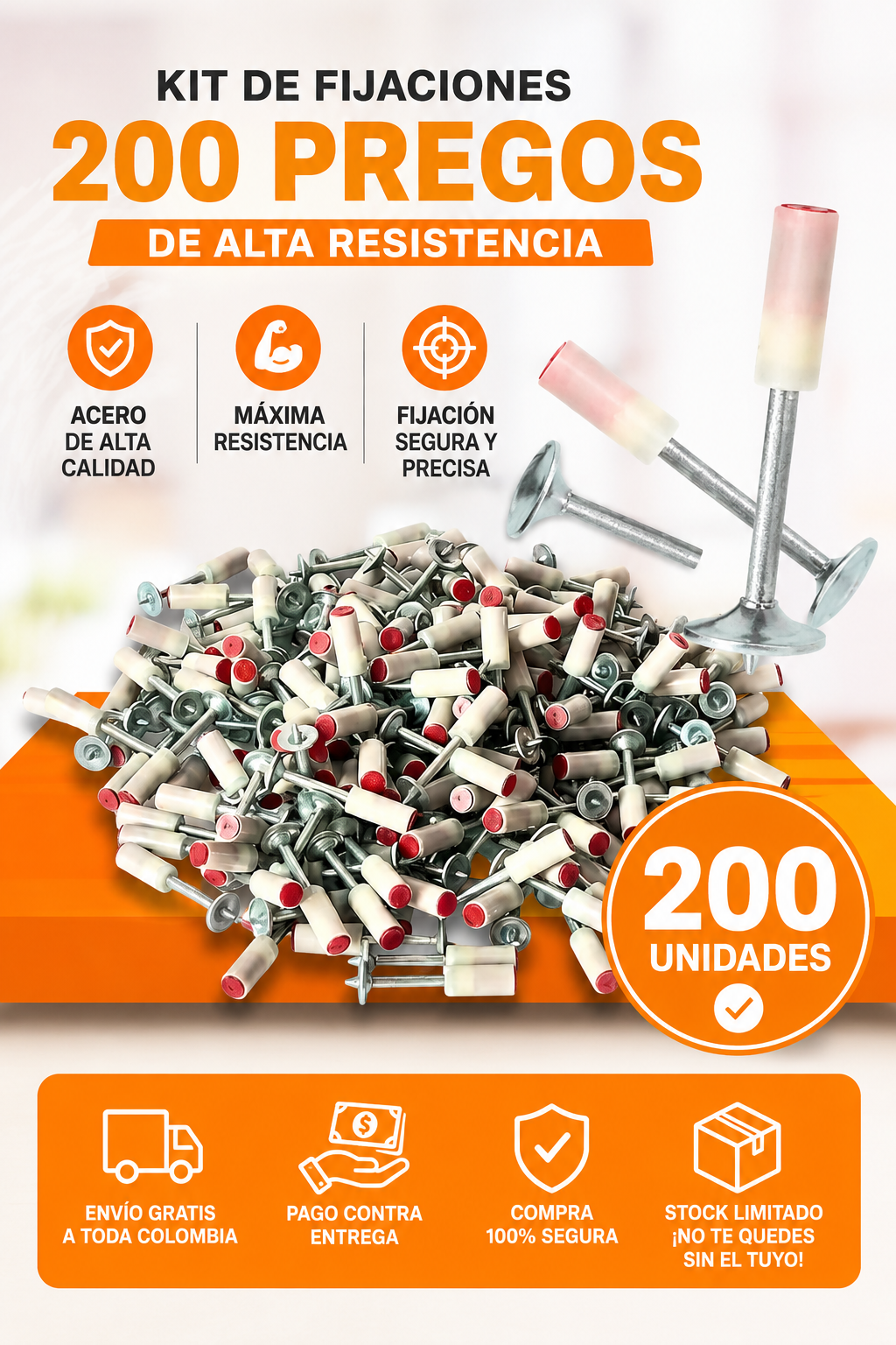 CLAVOS DE POTENCIA X200UND