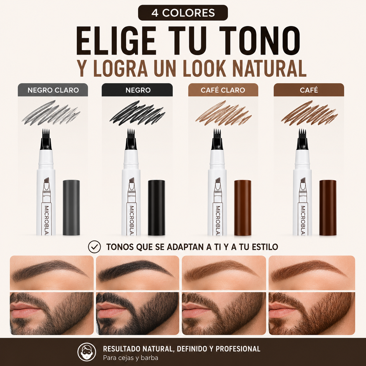 Compra 1 y llevate 2 ⚡ Lapiz Para Cejas Efecto Microblading