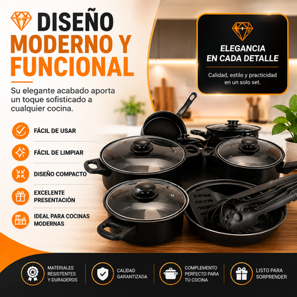 Juego de Ollas 13 PCS