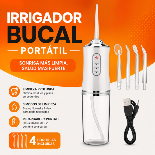 Irrigador oral+ kit boquillas gratis 🦷