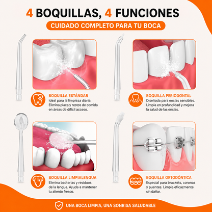 Irrigador oral+ kit boquillas gratis 🦷