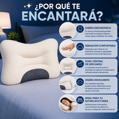 😴 Almohada Ergonómica Cervical™ – El Confort que Tu Descanso Estaba Esperando