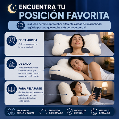 😴 Almohada Ergonómica Cervical™ – El Confort que Tu Descanso Estaba Esperando