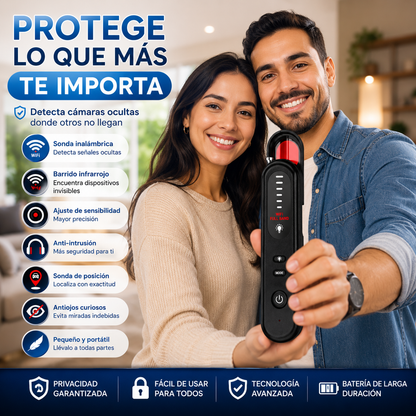 🛡️ Detector Multifunción de Señales y Cámaras – Más Control y Tranquilidad Dondequiera que Vayas
