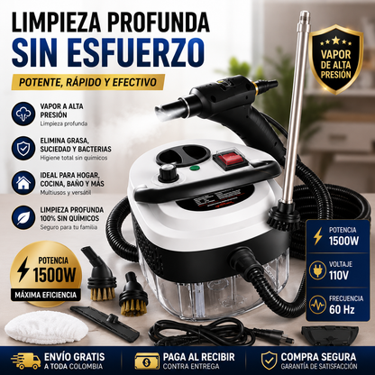 Limpiador a vapor presurizado alta temp