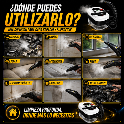 Limpiador a vapor presurizado alta temp