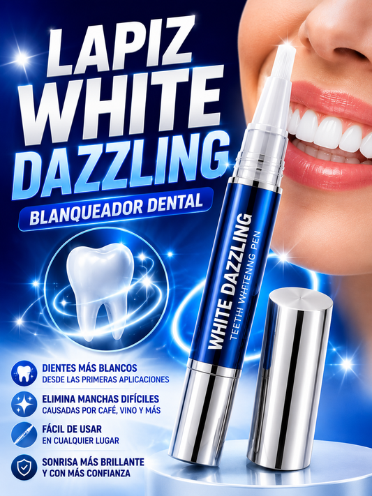 LAPIZ WHITE DAZZLING BLANQUEADOR DENTAL😁✨