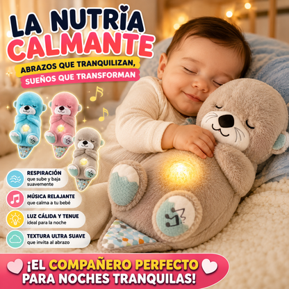 Peluche Interactivo Nutria De Respiració 💙👶🦦