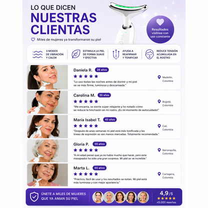 El Masajeador Facial LED que Está Transformando Rutinas de Belleza 💎✨
