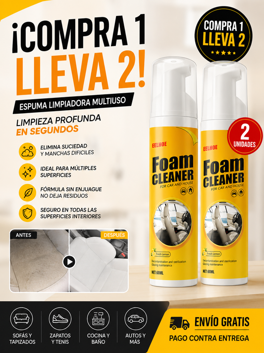 Compra 1 y llevate 2 😍 Espuma Limpiadora Multiuso