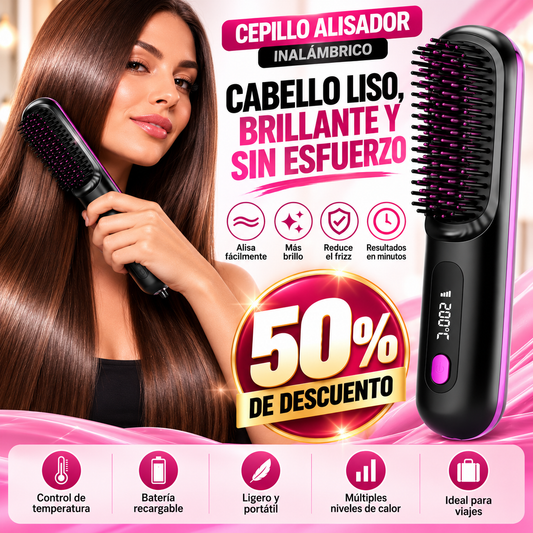 💖 Cepillo Alisador Inalambrico✨