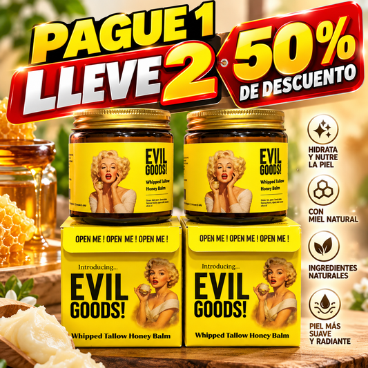 🔥 PROMOCIÓN 2X1 – EVIL GOODS HONEY BALM 50% OFF 🐝✨