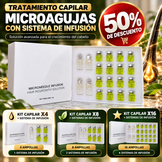 💚 ¡ELIGE TU KIT CAPILAR Y TRANSFORMA TU RUTINA DE CUIDADO! ✨💇‍♂️ Kit Regeneración Capilar-Microinfusión
