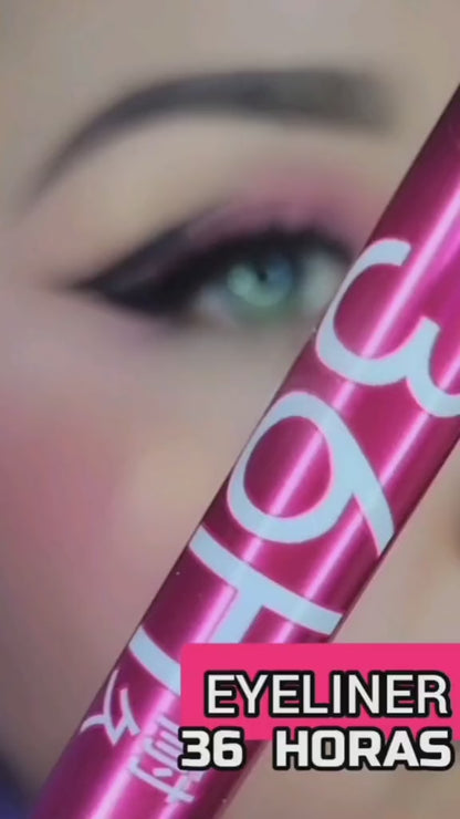 💄✨ MIRADA DE IMPACTO 36H — DEFINE, INTENSIFICA Y CONQUISTA 🖤✨ - 2 Delineadores 36H + 1 Encrespador🖤👁️